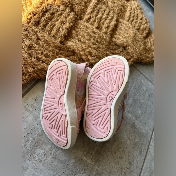 PINK RENNON GLITTER TODDLER VELCRO SNEAKERS - Picture 5 of 6